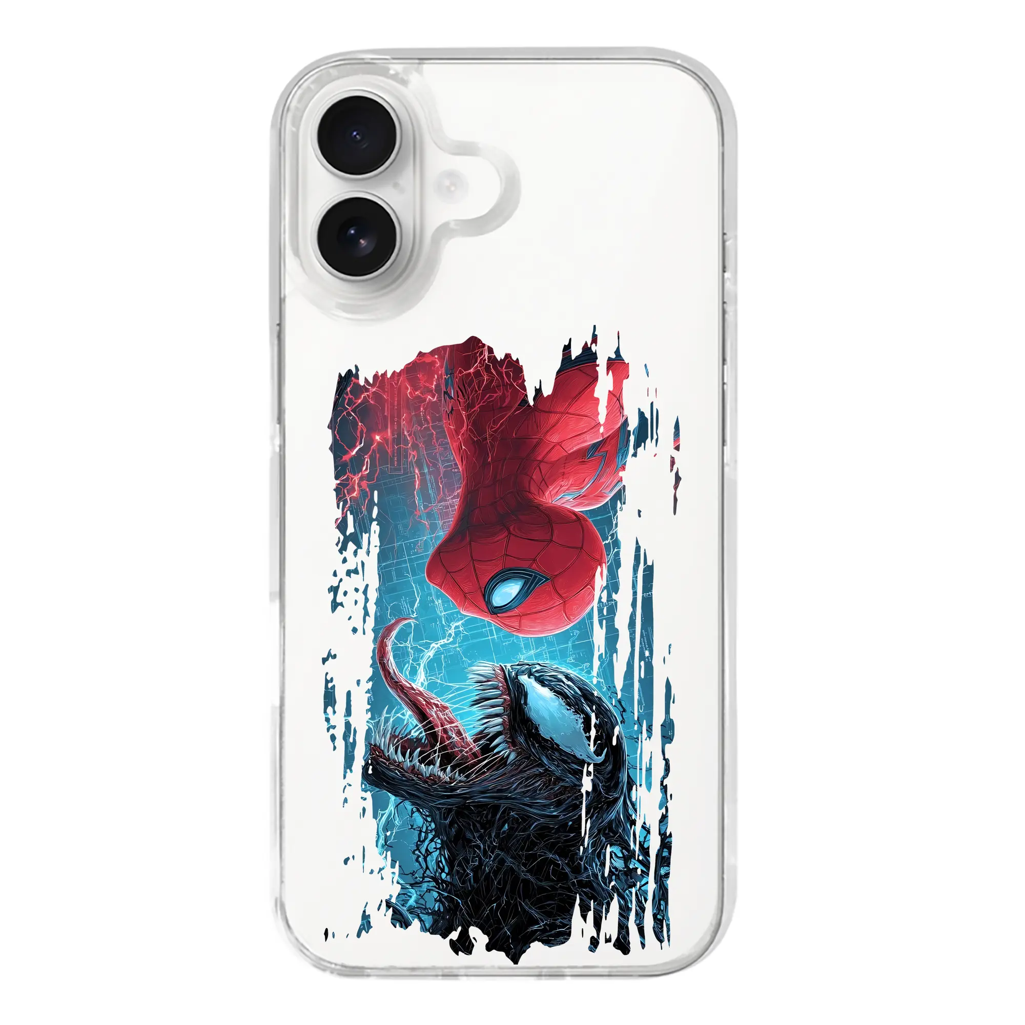 アベンジャーズ (Avenjāzu) グッズ スパイダーマン（Spider-Man） - iPhone 17シリーズ 透明スマホケース – 薄型・耐衝撃・精密フィット保護カバー